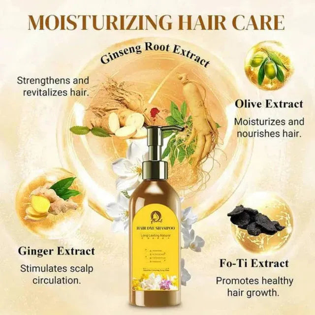 Japanese Long Lasting Natural Hair Dye Shampoo š„ Buy 1 Get 1 Free