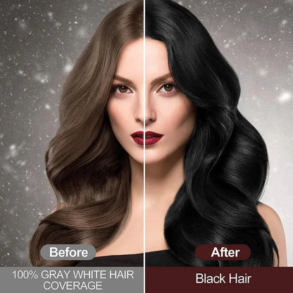 BLACK HAIR DYE SHAMPOO 3-IN-1  (NO SIDE EFFECT) - Buy 1 Get 1 Free 🔥