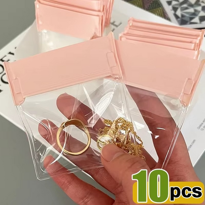 Anti-Oxidation Jewellery Storage Bags ( Pack of 10 Pouches )