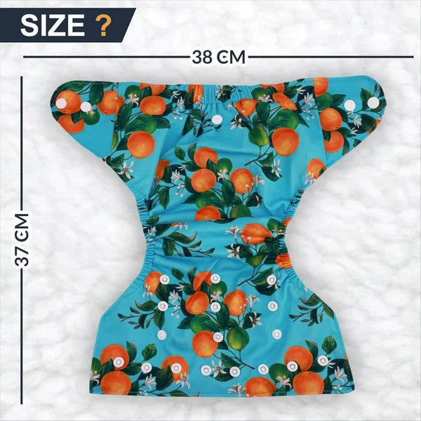 Baby Reusable Diapers - Waterproof & Leakproof - Adjustable Size ( Pack of 3 )